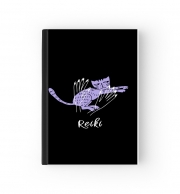 Cahier Reiki Animal chat violet