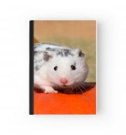 Cahier Hamster dalmatien blanc tacheté de noir