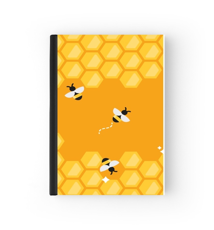 Cahier Yellow hive with bees