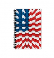 Cahier de texte 3D Poly USA flag