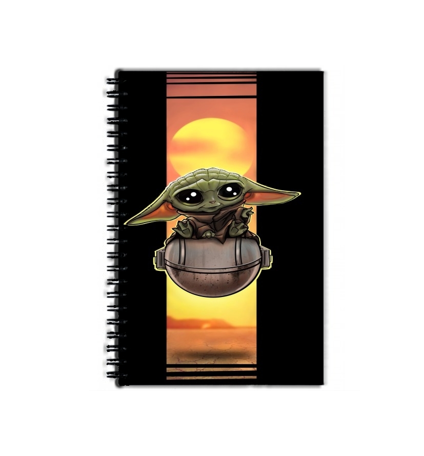 Cahier de texte Baby Yoda