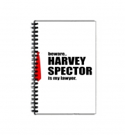 Cahier de texte Beware Harvey Spector is my lawyer Suits