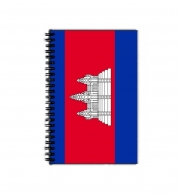 Cahier de texte Cambodge Flag