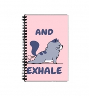 Cahier de texte Cat Yoga Exhale