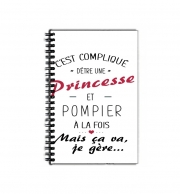 Cahier de texte C'est compliqué d’être une princesse et pompier