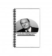 Cahier de texte Chirac Vous memmerdez copieusement
