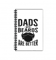 Cahier de texte Les papas avec une barbe sont les meilleurs