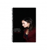 Cahier de texte Demi Lovato Always remember you are beautiful