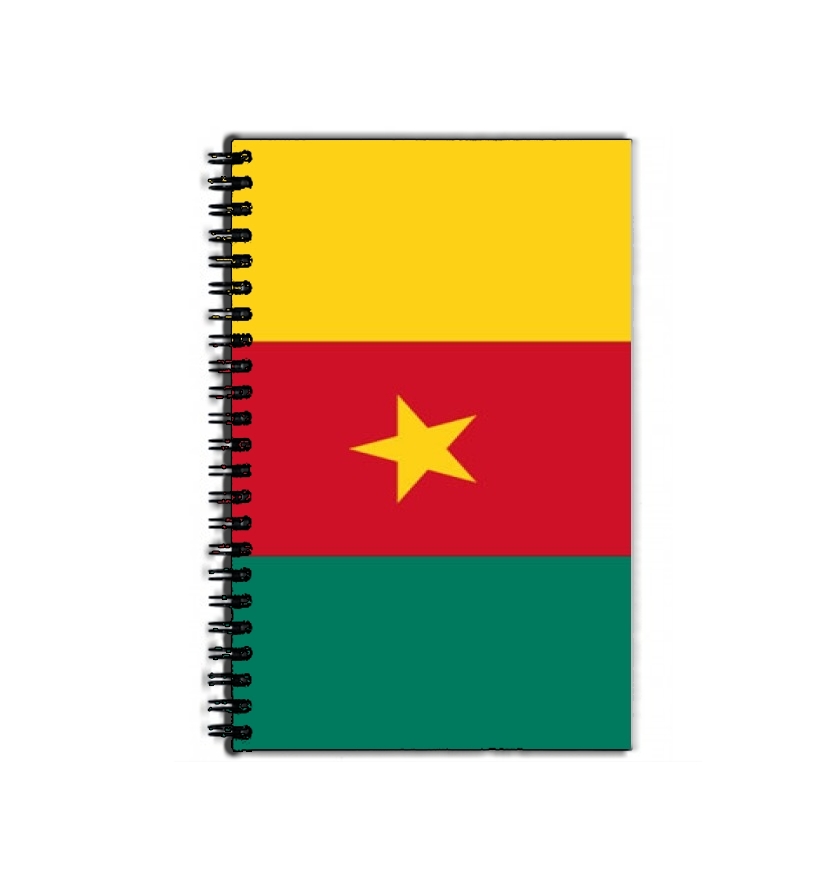 Cahier de texte Drapeau Cameroun