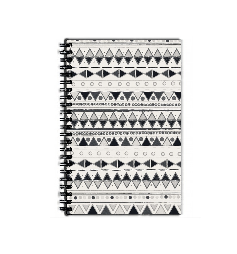 Cahier de texte Ethnic Candy Tribal in Black and White