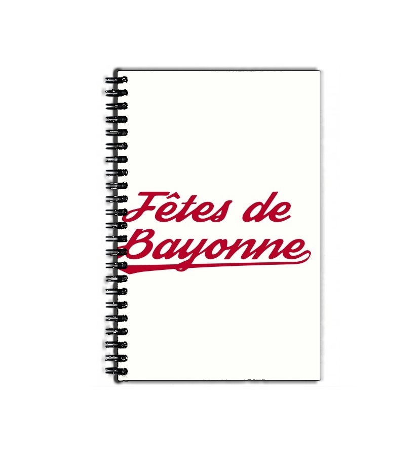 Cahier de texte Fêtes de Bayonne