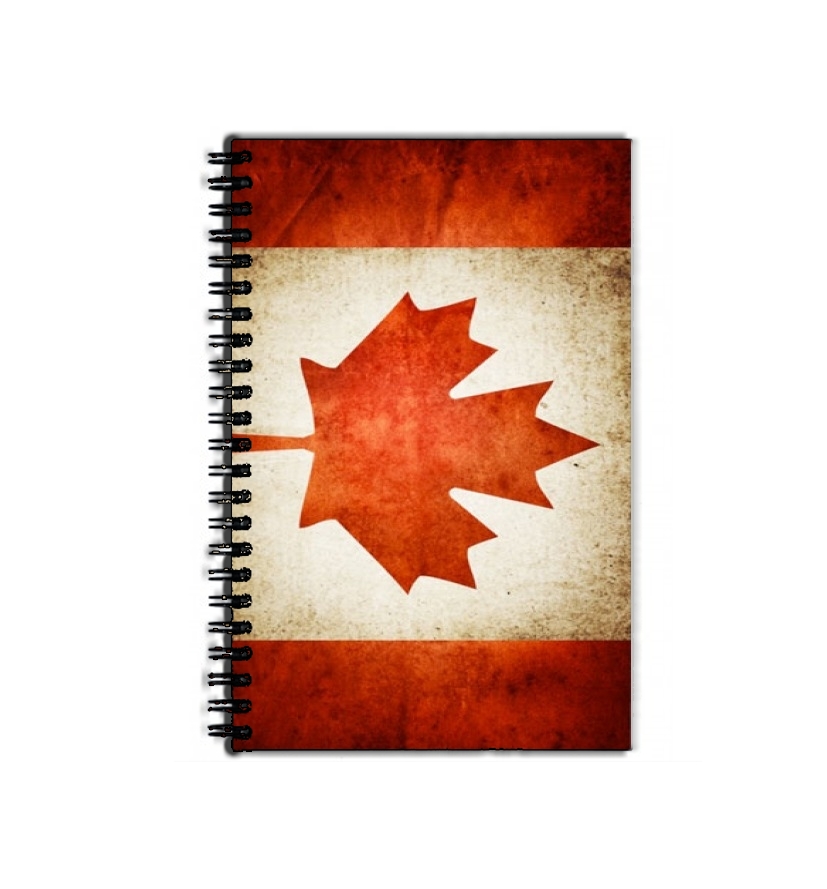 Cahier de texte Drapeau Canada vintage