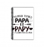 Cahier de texte J'ai deux titres Papa et Papy et j'assure dans les deux