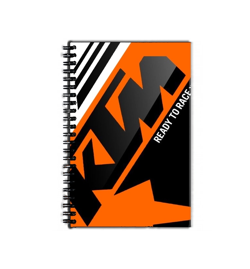 Cahier de texte KTM Racing Orange And Black