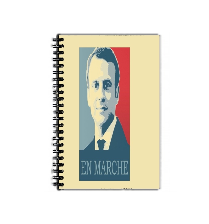Cahier de texte Macron Propaganda En marche la France