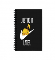 Cahier de texte Nike Parody Just Do it Later X Pikachu