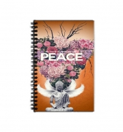 Cahier de texte Peace Statue Flower