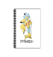 Cahier de texte Pikarick - Rick Sanchez And Pikachu 