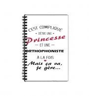 Cahier de texte Princesse et orthophoniste