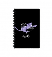 Cahier de texte Reiki Animal chat violet