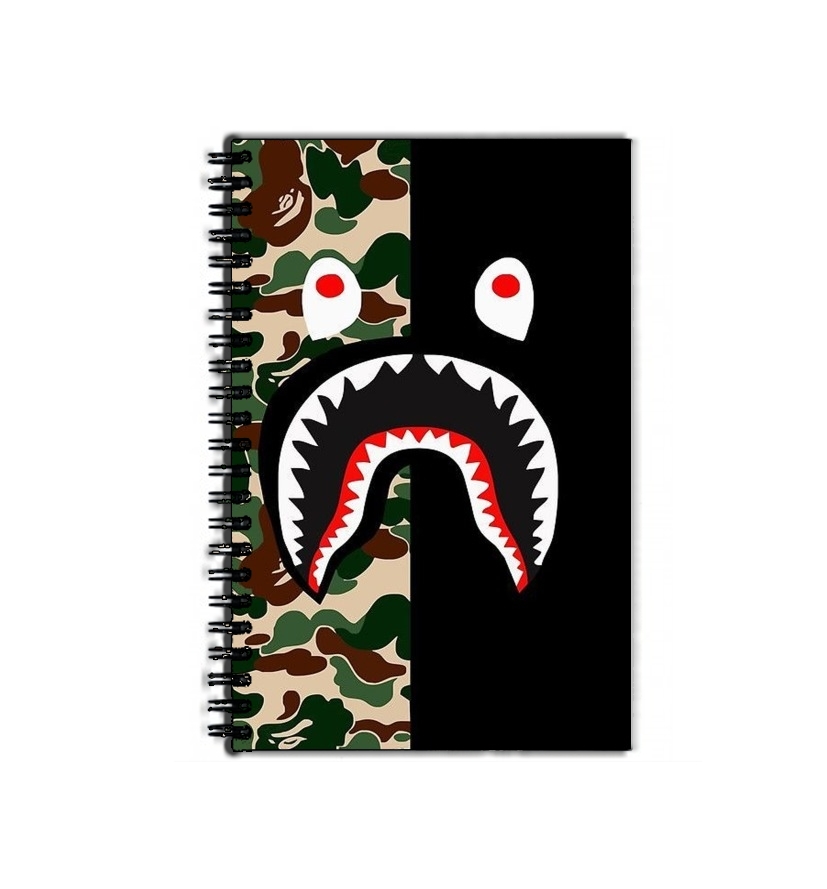 Cahier de texte Shark Bape Camo Military Bicolor