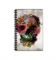 Cahier de texte Skull Flowers Gardening