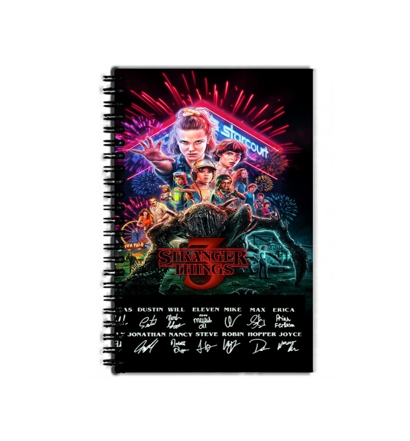 Cahier de texte Stranger Things 3 Dedicace Limited Edition
