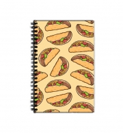 Cahier de texte Taco seamless pattern mexican food