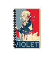 Cahier de texte Violet Propaganda