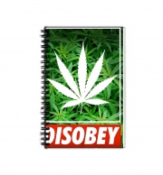 Cahier de texte Weed Cannabis Disobey