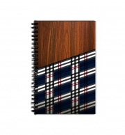 Cahier de texte Wooden Scottish Tartan