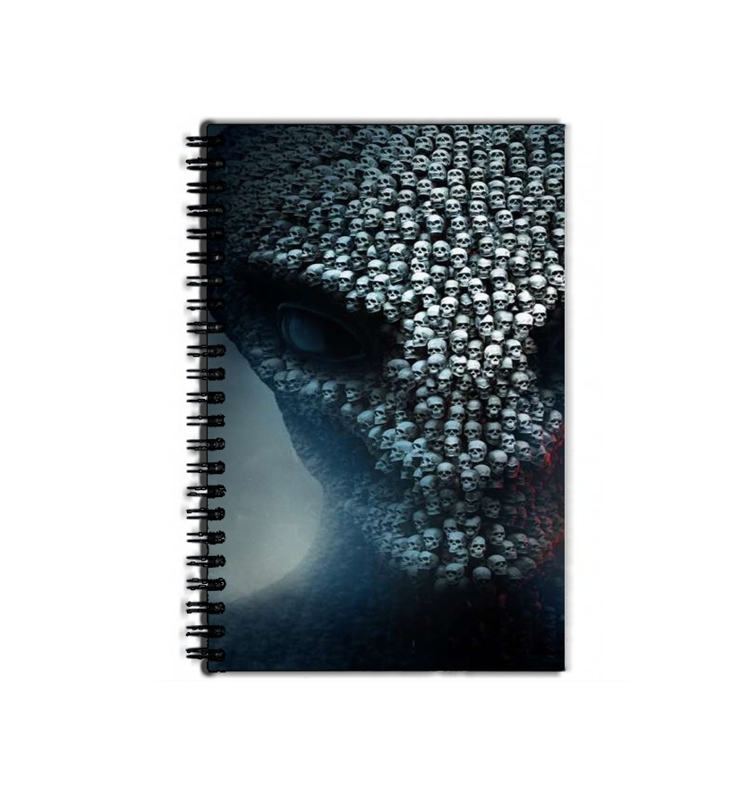 Cahier de texte Xcom Alien Skull