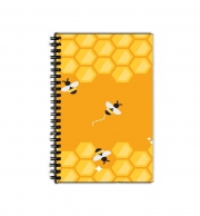 Cahier de texte Yellow hive with bees