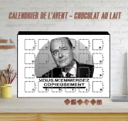 Calendrier de l'avent Chirac Vous memmerdez copieusement