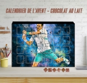 Calendrier de l'avent Djokovic Painting art