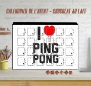 Calendrier de l'avent I love Ping Pong