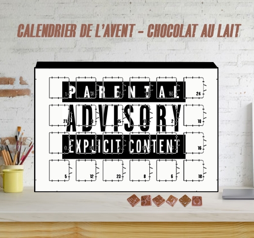 Calendrier de l'avent Parental Advisory Explicit Content
