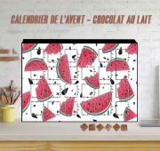 Calendrier de l'avent Summer pattern with watermelon