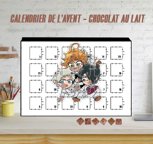 Calendrier de l'avent The Promised Neverland - Emma, Ray, Norman Chibi