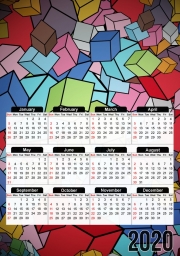 Calendrier Abstract Cool Cubes