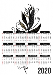 Calendrier Feather minimalist
