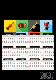 Calendrier Music Instruments Co