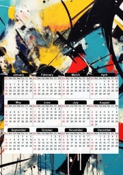 Calendrier Painting Abstract V4