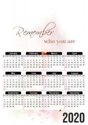 Calendrier Remember Who You Are Lion King