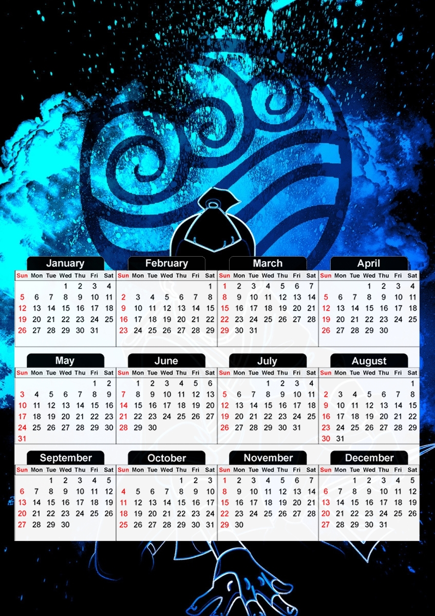 Calendrier Soul of the Waterbender