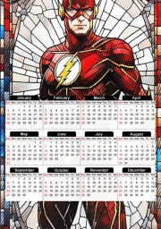 Calendrier Stained Flash