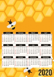 Calendrier Yellow hive with bees