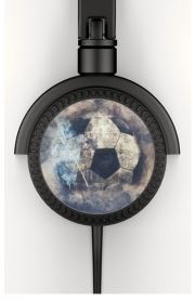Casque Audio Abstract Blue Grunge Soccer