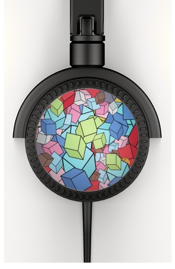 Casque Audio Abstract Cool Cubes