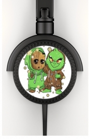 Casque Audio Baby Groot and Grinch Christmas
